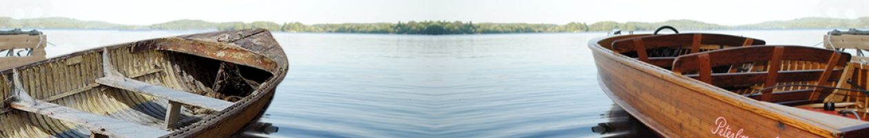 Classic Antique Wooden Boat Detail